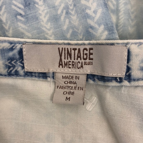 Vintage America Top Denim Light Print - Picture 5 of 6